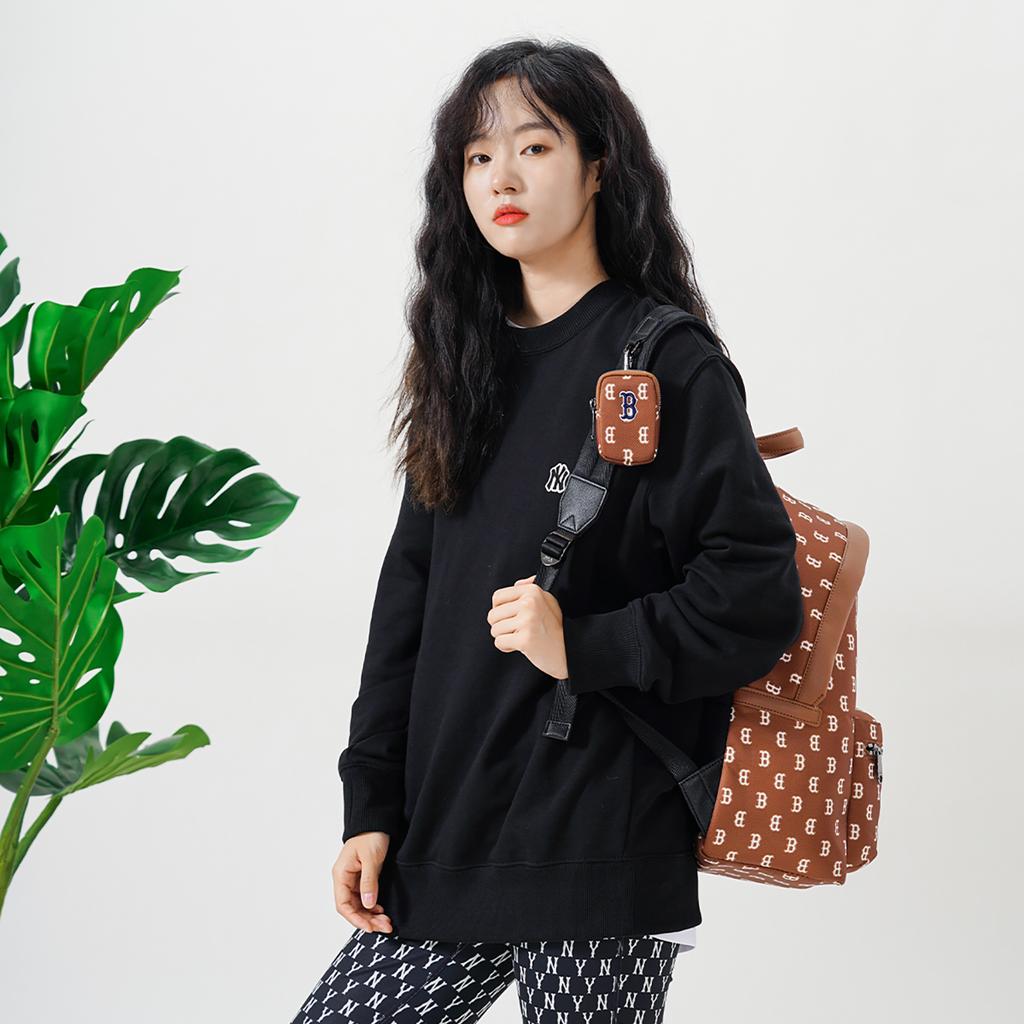 New MLB Sweatshirts Unisex Black 3AMTB0124-50BKS