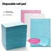 Yousheng 50 шт. Одноразовые коврики для ногтей Складные бумажные полотенца для ногтей Водонепроницаемые 3-слойные бумажные подушечки для нейл-арта Аксессуары для нейл-арта