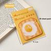 30Sheets Creative  Toast Shape Convenience Sticker Message Paper Adhesive Self Sticky Sticky Notepad School Supplies