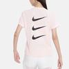 Nike Dri-FIT Run Division Женская футболка для бега со светоотражающим логотипом и короткими рукавами Коралловые DD5316-864