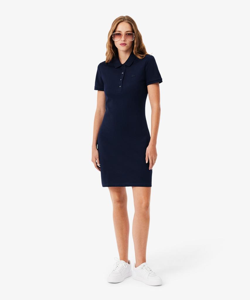 LACOSTE Женское облегающее мини-платье-поло из пике Ef5473-56G 166