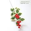 Красная Ягода Рождественский Лист Украшение: Искусственная цветочная композиция для центра стола