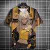 Sexy Anime Girl 3d Print T Shirt Tops Men's Women's Fashion Sports Large Size Tops Tees Sexy Girls Summer Tshirt Kids Clothing