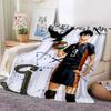 Волейбол Аниме Плед Haikyuu Одеяла Коралловый Флис Плюшевые Украшения Мия Ацуму Манга Мягкие Пледы для Кровати Дорожное Одеяло