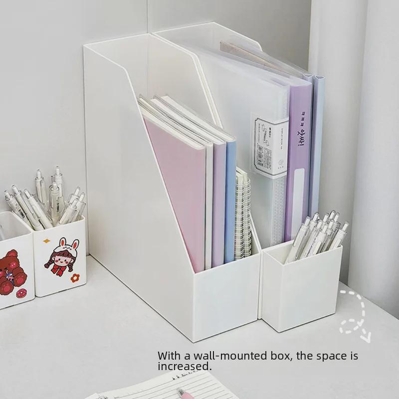 Органайзер для офисного стола: Подставка для книг, хранилище для файлов и держатель для ручек