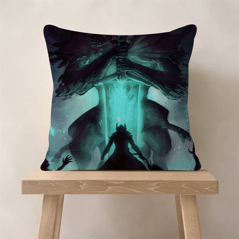 Fantasy Bloodborne Video Game Pillowcase Toon Gift Cushion Cover Bedroom Home Sofa Chair Seat Decor Pillow Case