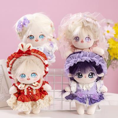 Симпатичная кукла IDol 20 см, детские плюшевые игрушки, аниме, плюшевые куклы со звездами, детские подарки, куклы, милые куклы для девочек, игрушки