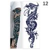 Temporary Full Arm Tattoo Sticker Waterproof Large Leg Fake Tattoos Body Art
