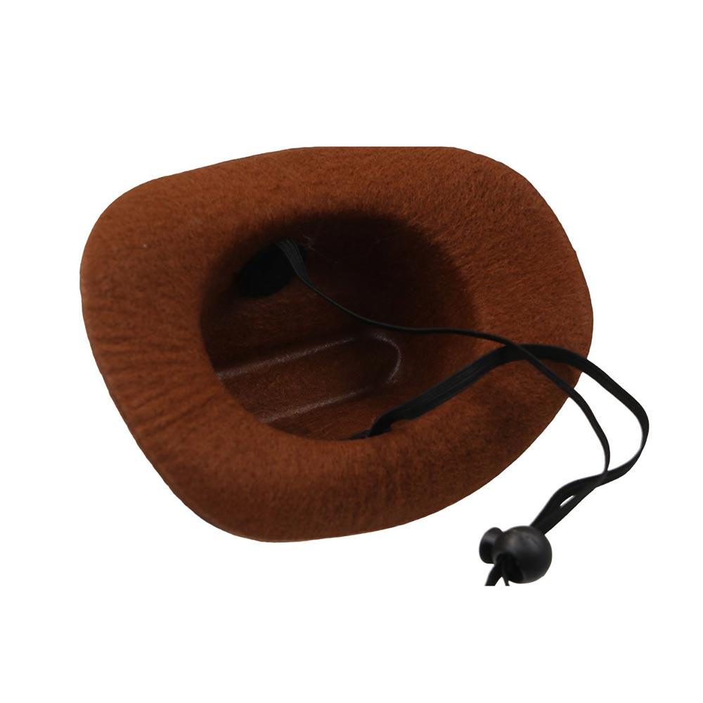 Кошачья шляпа ковбоя в западном стиле, шляпа ковбоя в британском стиле для питомцев, регулируемый мягкий кошачий головной убор, нетканые питомцы, солнцезащитные шляпы, косплей