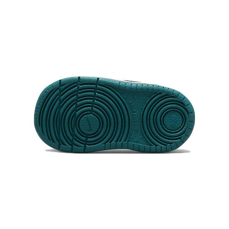 Nike Court Borough Удобная Повседневная Носка Прочные Низкие Кроссовки Кроссовки для Малышей Серый Белый Зеленый BQ5453-017