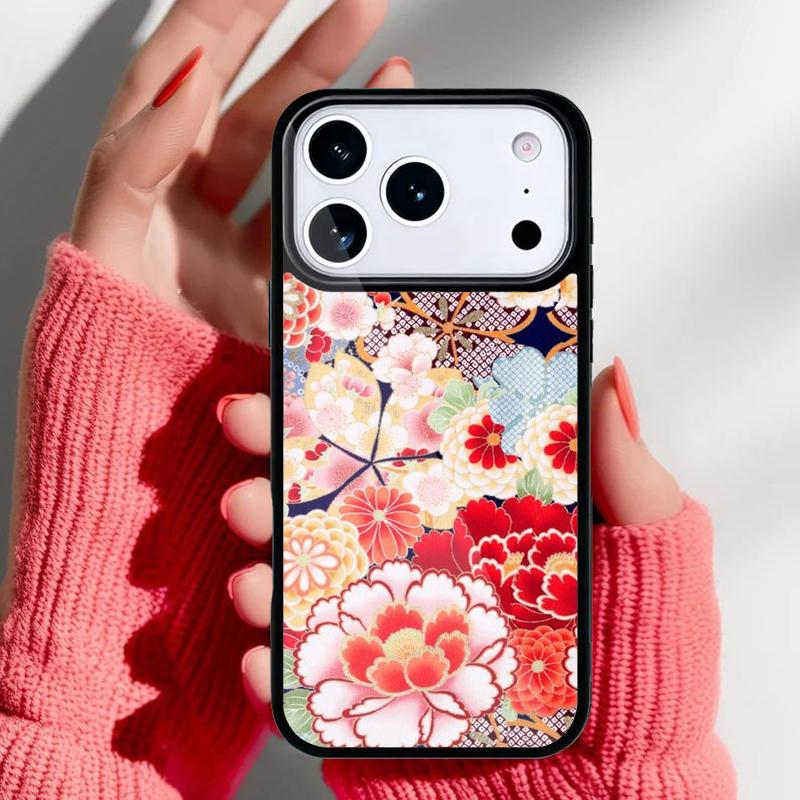 Винтажный чехол с рисунком Лист Цветок для iPhone 17 Air 16e 15 14 13 Pro Max Задняя крышка для 12 11 Pro Coque