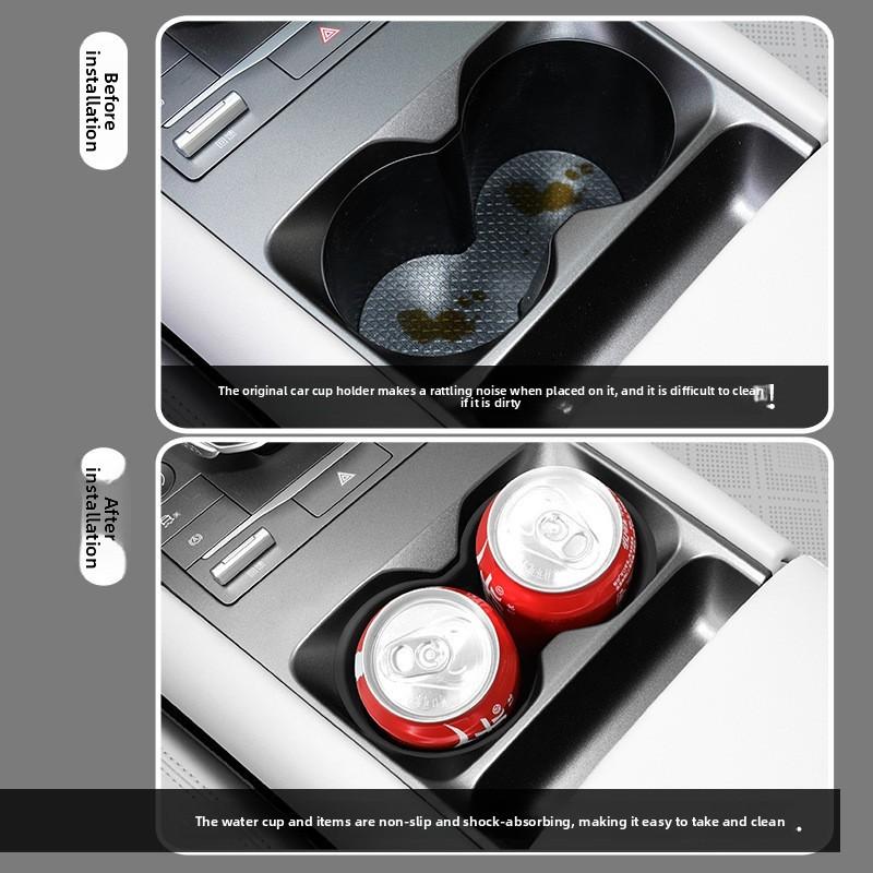 For BYD yuan UP 2024 central control water cup seat cover car storage anti-skid car interior decoration