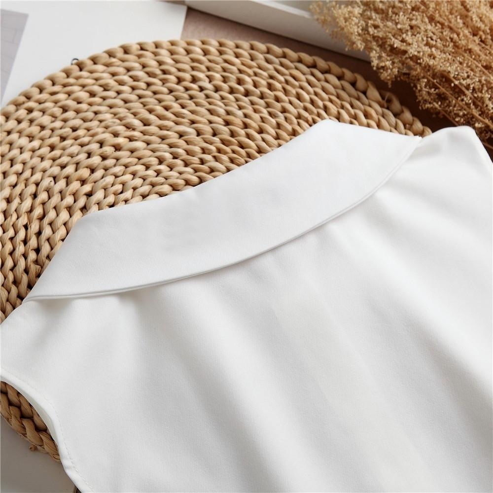 Multi-layer Detachable Collar Button False Collar Ruffles Removable Fake Collar Dresses