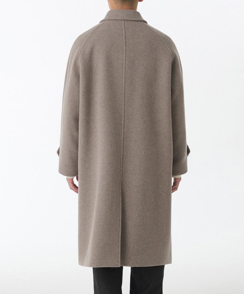 Musinsa Standard Cashmere Blend Oversized Balmacaan Coat [Mocha]