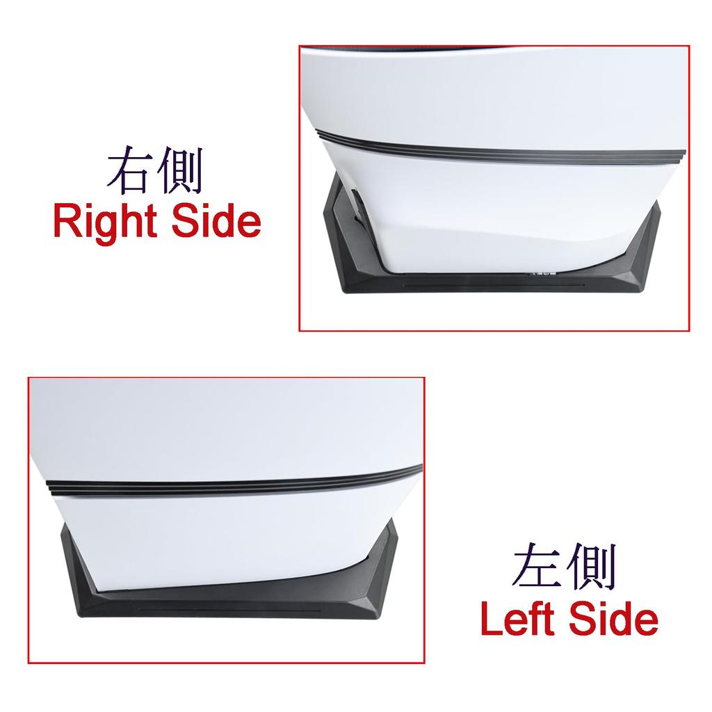 Подставка RDFJ для серии PS5 Простой дизайн Экономия места Вертикальная подставка Улучшенная устойчивость для PS5 для PS5 PRO Disc (черный, издание)