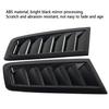 1 Pair Glossy Black Car Front Bonnet Vent Hood Air Flow Intake Decorative Cover