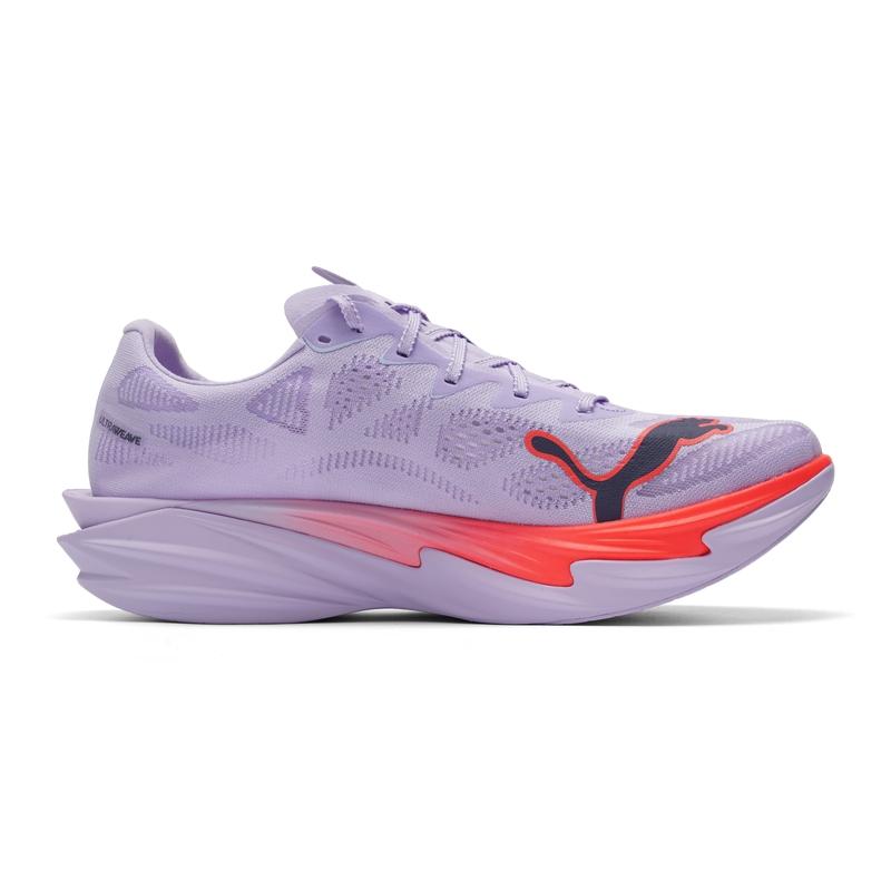 Puma Кроссовки мужские Deviate Nitro Elite 4 Светло-лавандовые Фиолетовые Ультра-красные Глубокие чернила------Особенности 312127-08