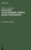 Книга Philonis Alexandrini Opera Quae Supersunt, Vol VII/Pars 1, Indices