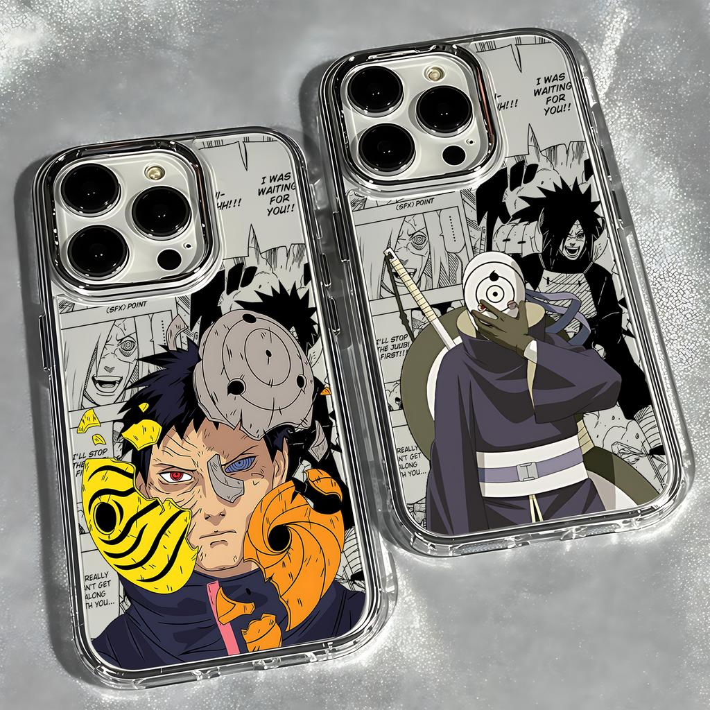 Anime Uchihas Obitos Phone Case for Xiaomi Redmi Note A5 A3 15 14 13 14c 13c 12 11 12s 12c 10c 10 9 Pro Plus 4G 5G Clear