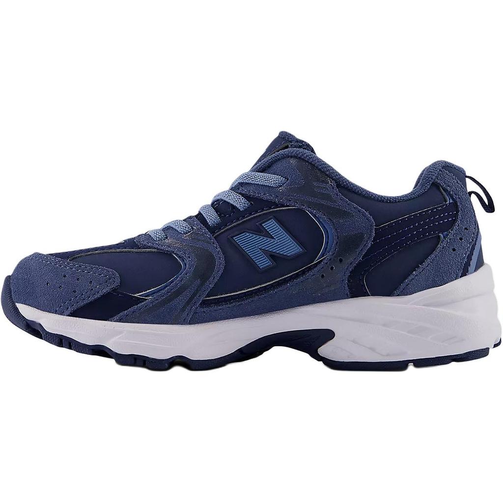 New Balance NB 530 Износостойкие Кроссовки с Низким Верхом для Бега для Детей Темно-синие Детские Кроссовки PZ530KD