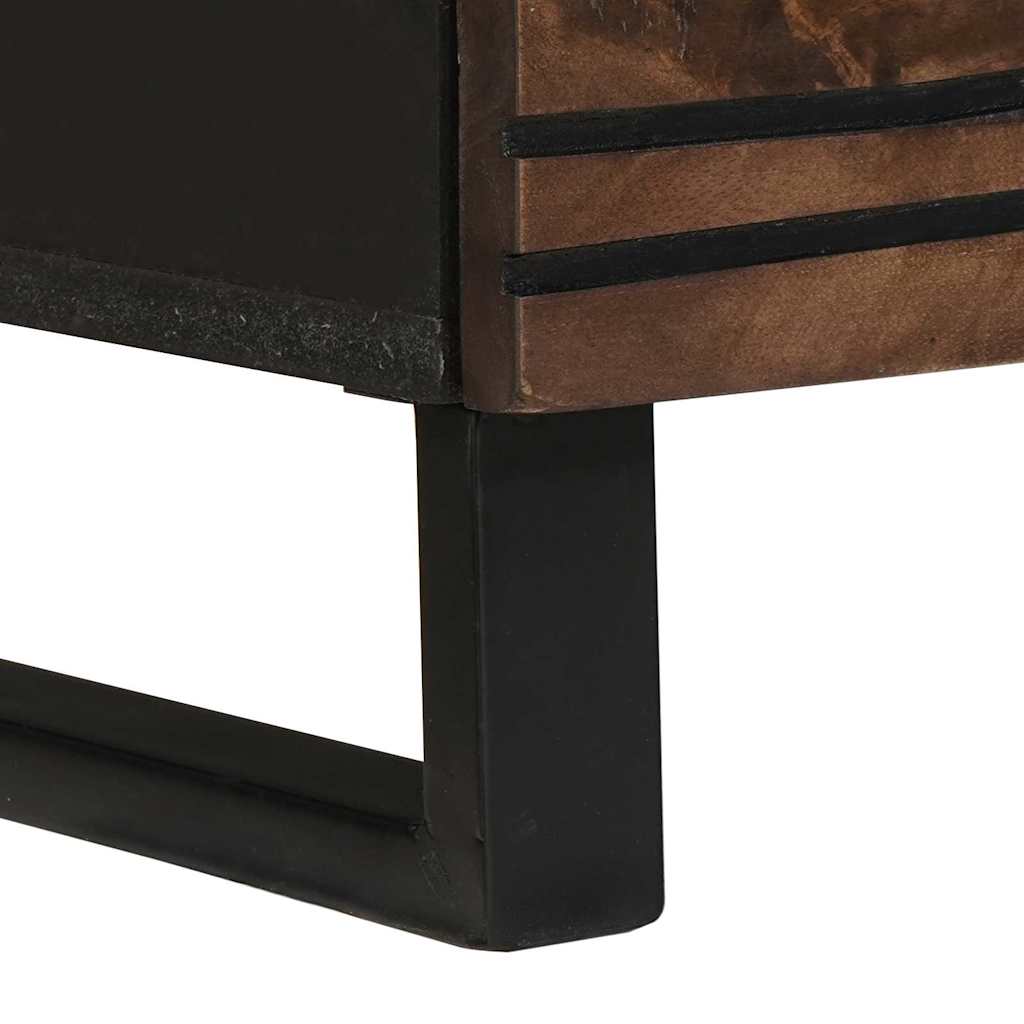 Highboard Brown 60 x 33 x 100 cm Solid Mango Wood