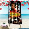 Back to Future Print Beach Towel, Large Soft Quick Dry Towel for Beach Camping Swimming