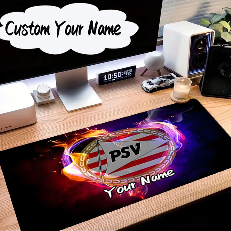 Custom Name Mouse pad Psv Sports Emblem Mouse Pad Desk Mat, Non-Slip Rubber Backer Pad For Computer Notebook Gaming Mouse Pad Birthday Gift