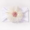 Hot-selling new baby headband cute mesh flower baby jacquard headscarf comfortable children's jewelry