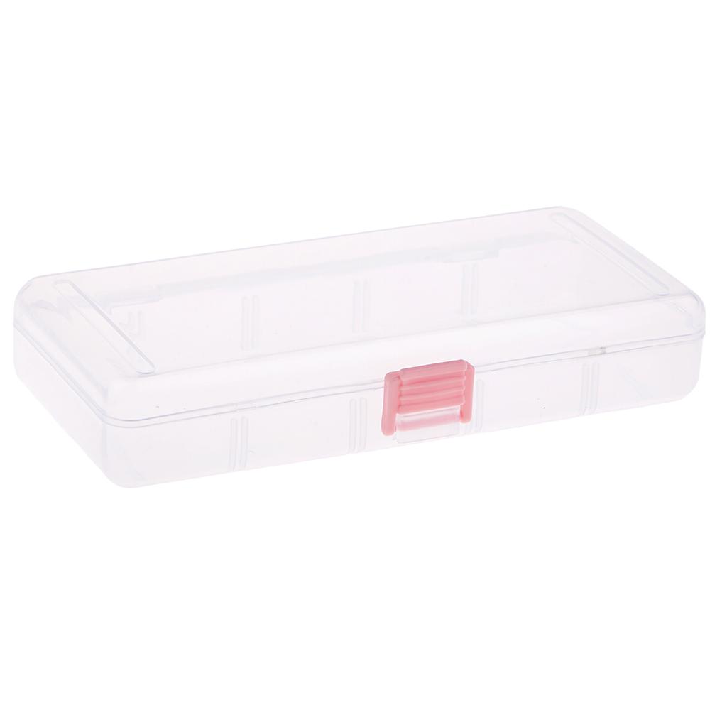 Прямоугольный пластиковый ящик для хранения электронных компонентов, оборудования, мелких деталей
