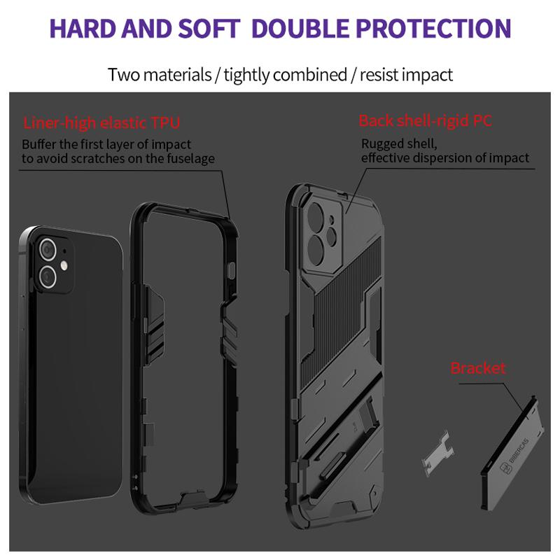 For Xiaomi Mi 11 Ultra Case Cover Shockproof TPU Bumper Bracket KickStand Holder Armor Phone Cover For Xiaomi Mi 11 Ultra Case