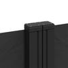 Retractable Side Awning Black 160 x 1200 cm