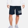Under Armour Однотонные шорты свободного кроя, мужские штаны, академия, синий 1351653-408