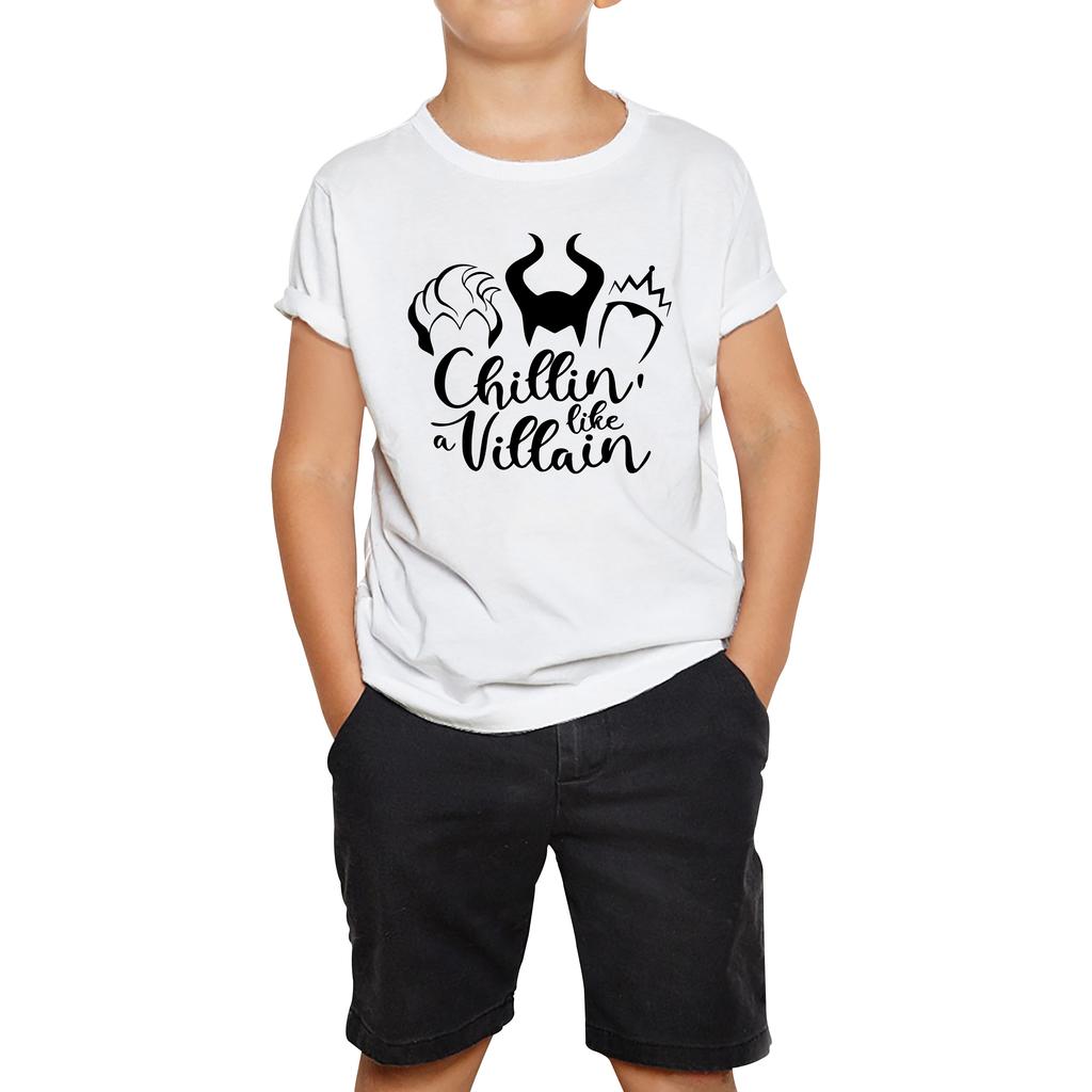 Chillin Like A Villain Sanderson Sisters Kids T Shirt