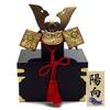 Osaka Choseido May Doll Helmet Compact Personalized Wooden Tag Included Chirimen Ceramic Long Chest Ornament, Mini, (Sent Separately), Helmet,