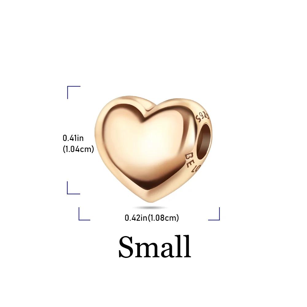 Новые Оригинальные Медные Разноцветные Шармы-Подвески в виде Сердца, Клевера, Розы, Звезды, Бабочки, Птицы с Бусинами для DIY Браслета, Ожерелья, Женский Подарок