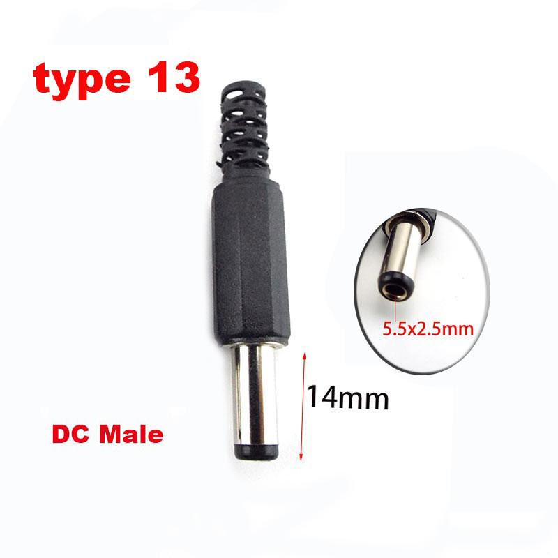 10 шт. DC 025 099 022 гнездовые разъемы 5,5x2,1 мм 5,5*2,5 мм штекер питания Jack гнездо гайка панель монтаж водонепроницаемый чехол под прямым углом