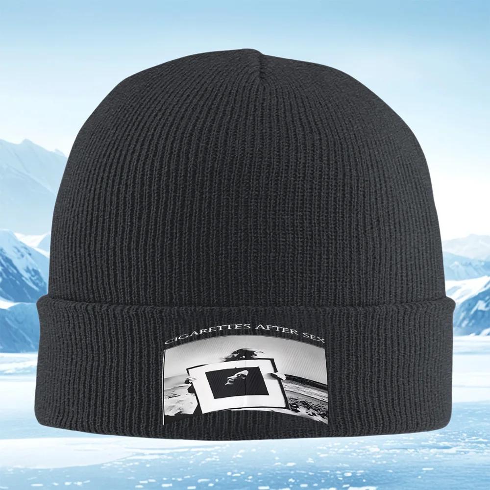 New Face profile picture frame landscape Unisex Women Unisex Knitted Hat Beanie Pullover Cap Winter Thermal Warm Christmas Outdoor