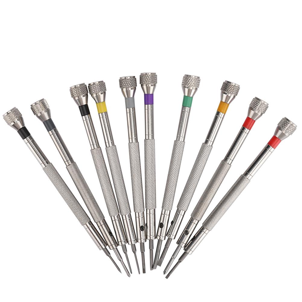 10 шт. отвертка из нержавеющей стали для ремонта часовых стекол отвертка аксессуар инструмент