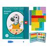Magnetic Fraction Tiles Circles Book with Pen Percentage Decimal Fraction Learning