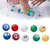 100Pcs Bingo Balls Raffle Balls Calling Balls with Easy Read Number Window for Large Group Game Recreational Activity