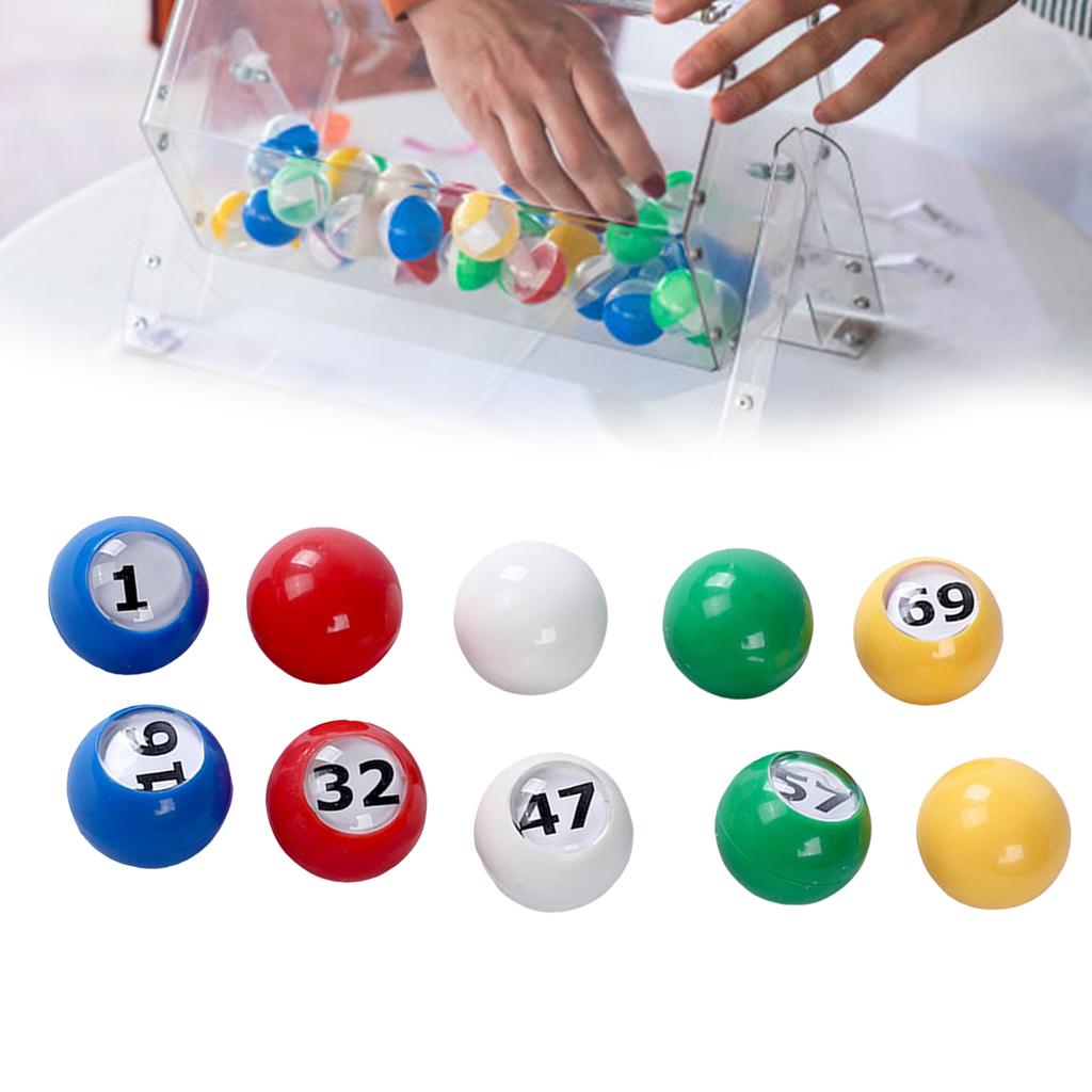 100 шт. шаров для бинго, розыгрышей, шаров для вызова с легко читаемым окошком для большой группы, игр и развлекательных мероприятий