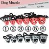 Adjustable Pet Dog Muzzle Safe Training Anti Stop Barking Supplie Lightweight Rubber Dog Muzzles Stop Biting Barking