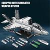 MOC Военная Серия Прыгающие Реактивные Самолеты F14 F16 F18 F22 F35 Строительные Блоки Самолеты Модель Военного Истребителя Кирпичики Игрушки Для Детей Подарки Мальчику
