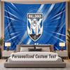 Custom Name Text Tapestry Canterbury-Bankstown Bulldogs Personalized Polyester Wall Tapestry For Bedroom And Room