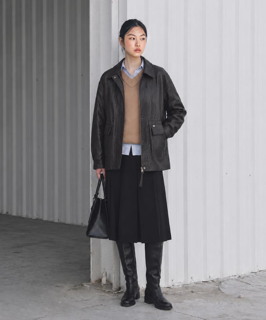 METAPHER Met Soft Flap Pocket Paw Leather Jacket 2 Colors