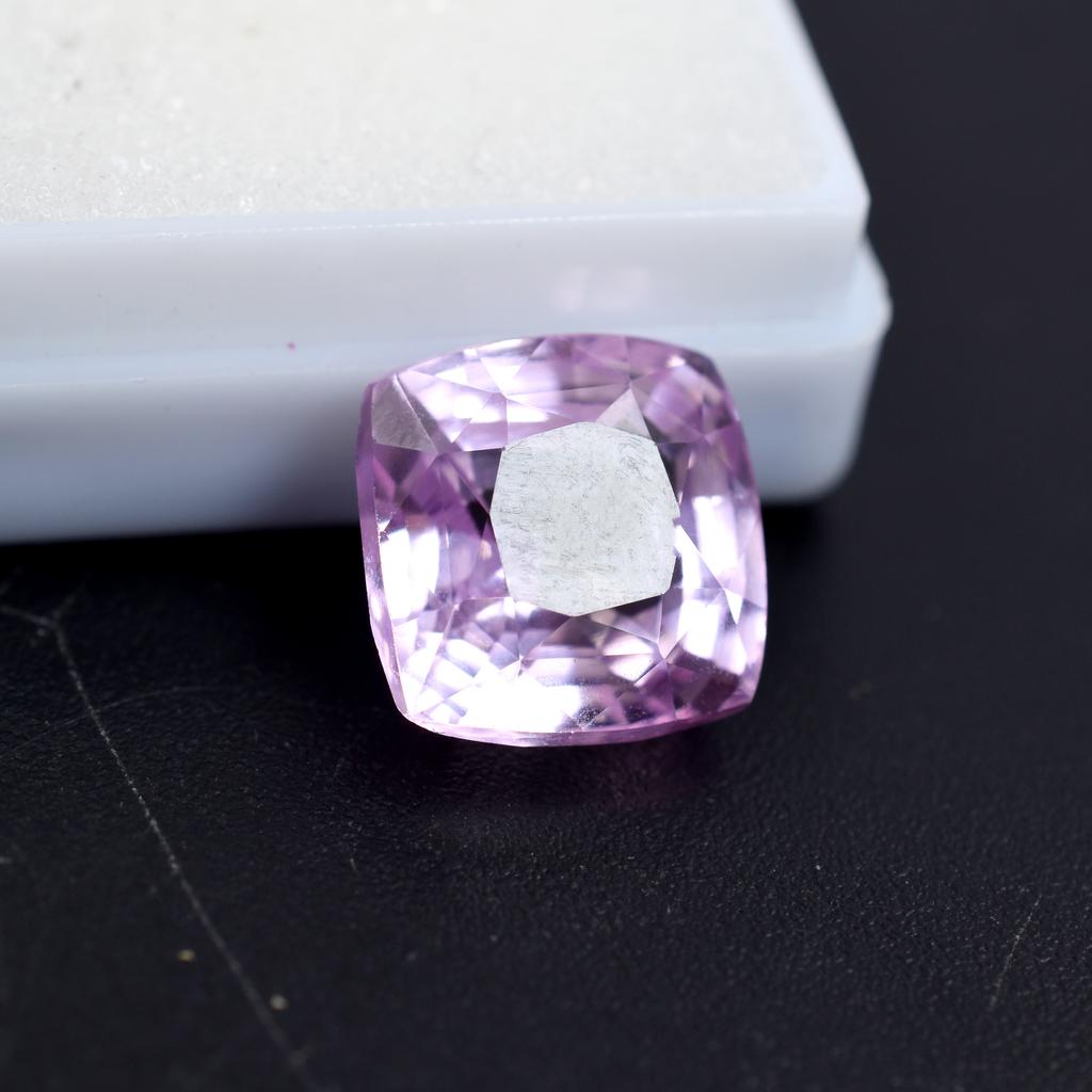10.05 Ct Natural Pink Square Sapphire Cushion Brilliant Loose Gemstone