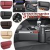 2 типа ящик для хранения автомобильного сиденья, водостойкий кожаный наполнитель для сиденья, консоль, боковой органайзер, сумка, аксессуары для салона автомобиля