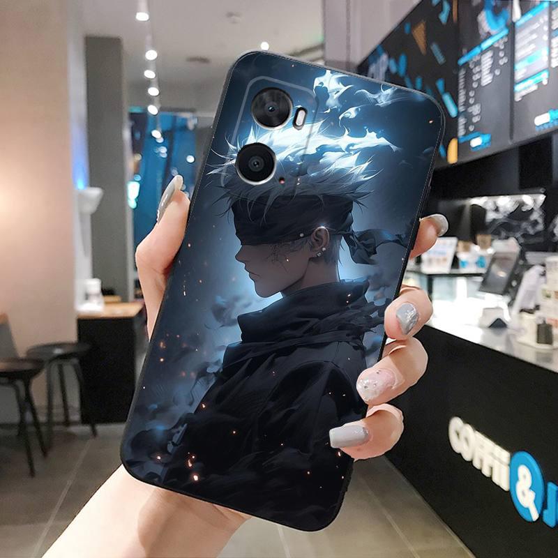 Чехол для телефона Jujutsu Kaisen Сатору Годжо Для OPPO A77 A57S A96 A91 A54 A74 A94 A73 A78 A53S A54S A15 A16 A17 A52 A58X A98