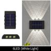 Solar LED Wall Lamp Outdoor Waterproof Up and Down Luminous Lighting Garden Decoration Solar Lights Stairs Fence Sunlight Lamp
