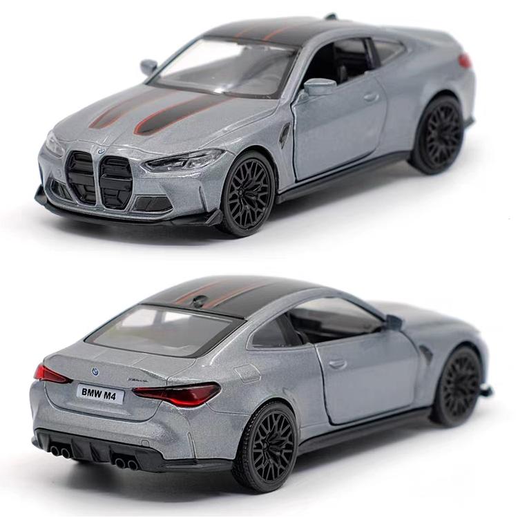 5-дюймовый металлический автомобиль, имитация изысканного литья под давлением, игрушечный автомобиль BMW M4 CSL Coupe RMZ city 1:36 моделей из сплава, подарки для детей